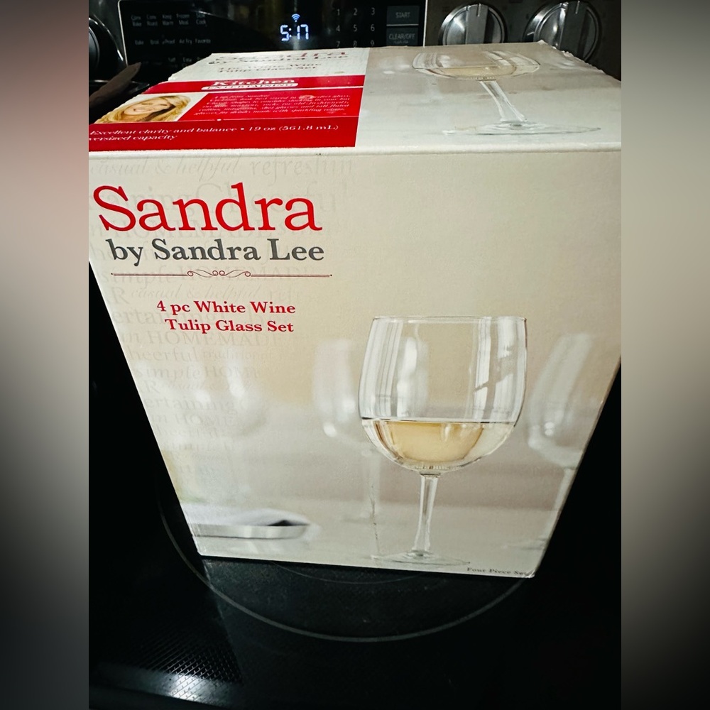 Sandra Lee✨🤍💛White Wine Glass Set